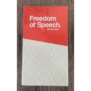 New In Box Freedom Of Speech Adult Card Game